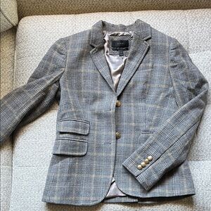 J. Crew Schoolboy Plaid Blazer